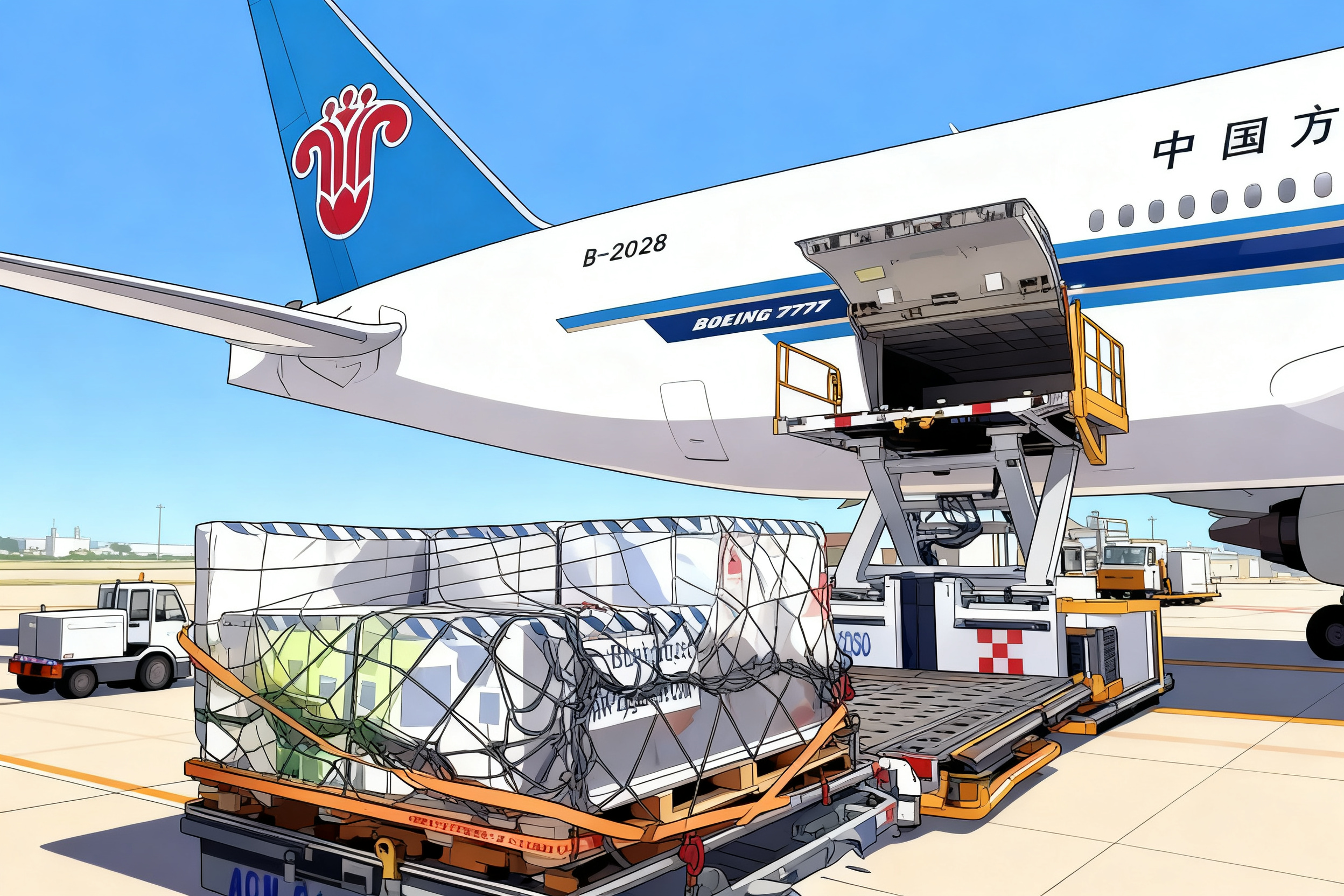 到德州航空货运